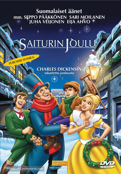 Christmas Carol - Finnish DVD movie cover