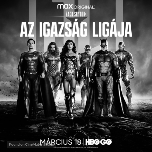 Zack Snyder&#039;s Justice League - Hungarian Movie Poster