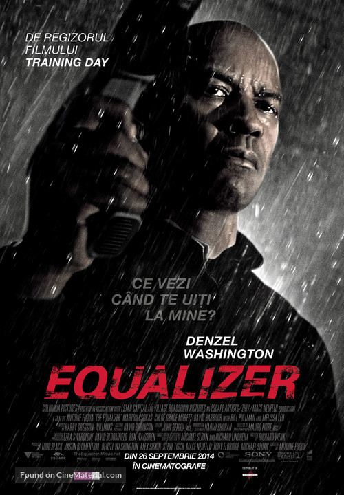 The Equalizer - Romanian Movie Poster