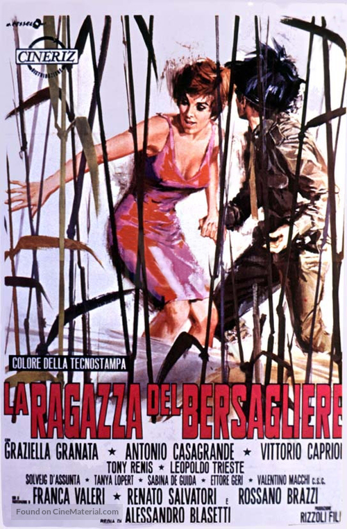 La ragazza del bersagliere - Italian Movie Poster