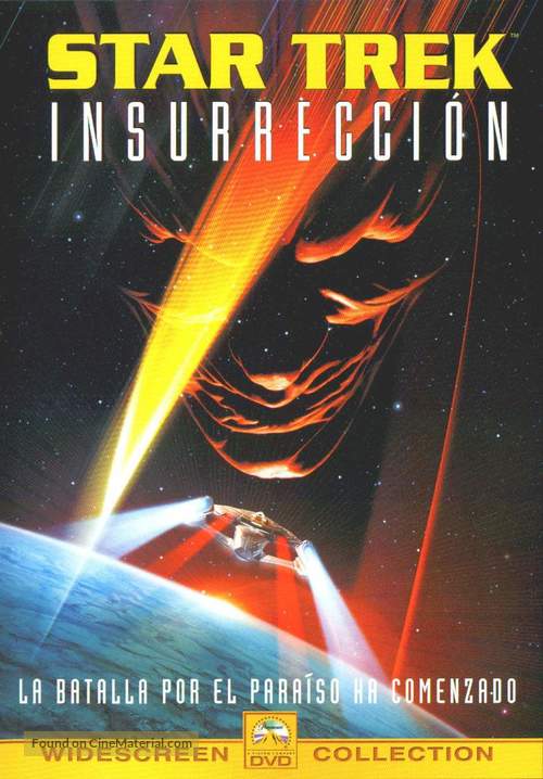 Star Trek: Insurrection - Spanish DVD movie cover