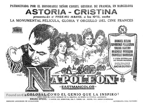 Napol&eacute;on - Spanish poster