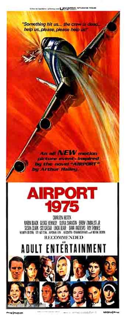 Airport 1975 Movie Poster Graphic T Shirt 100% Preshrunk Cotton