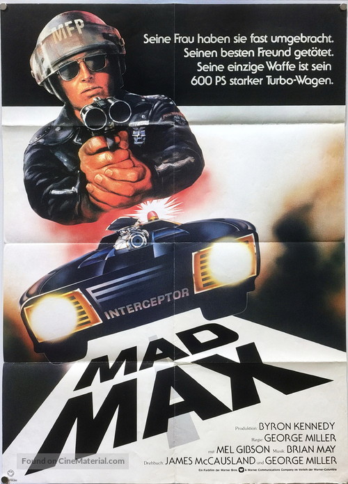 Mad Max - German Movie Poster