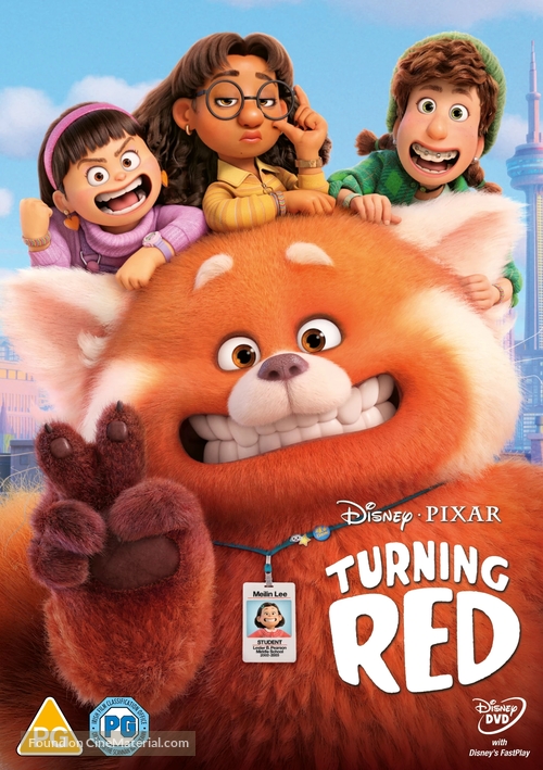 Turning Red - British DVD movie cover