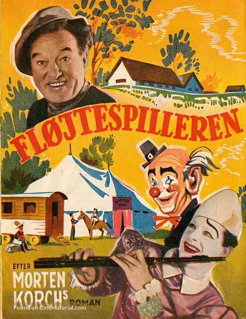 Fl&oslash;jtespilleren - Danish Movie Poster