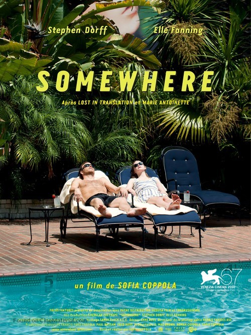 Somewhere - French Movie Poster
