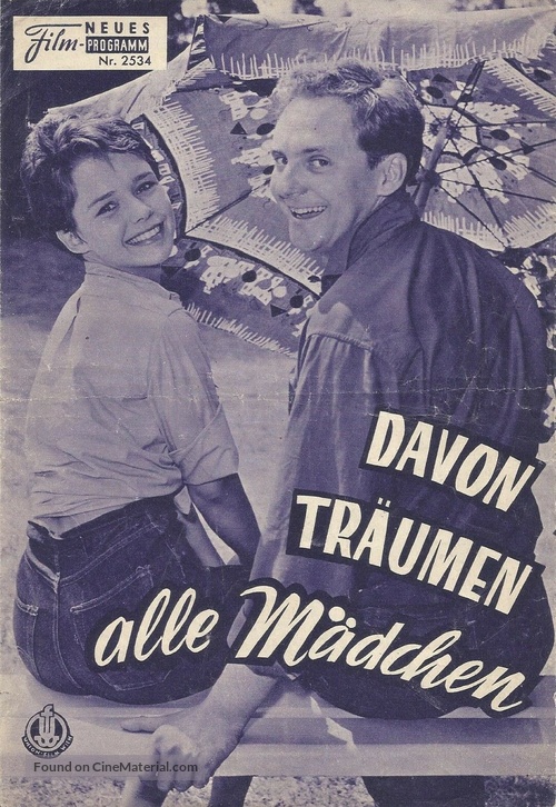 Davon tr&auml;umen alle M&auml;dchen - Austrian poster