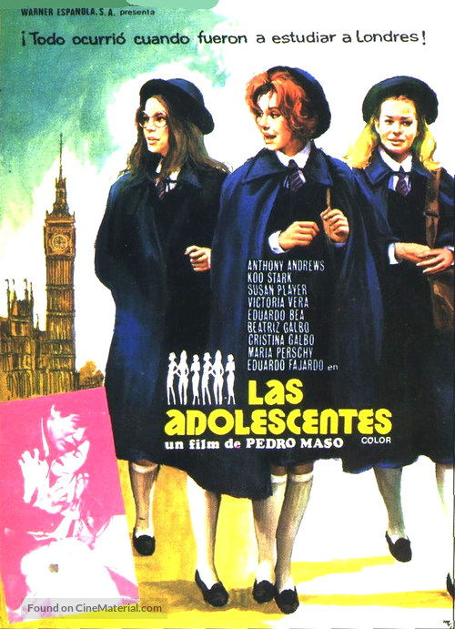 Las adolescentes - Spanish Movie Poster