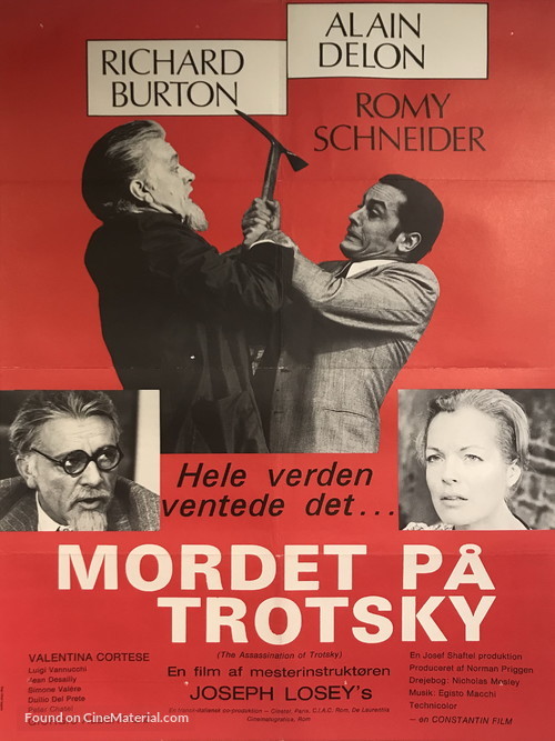 The Assassination of Trotsky - Danish Movie Poster