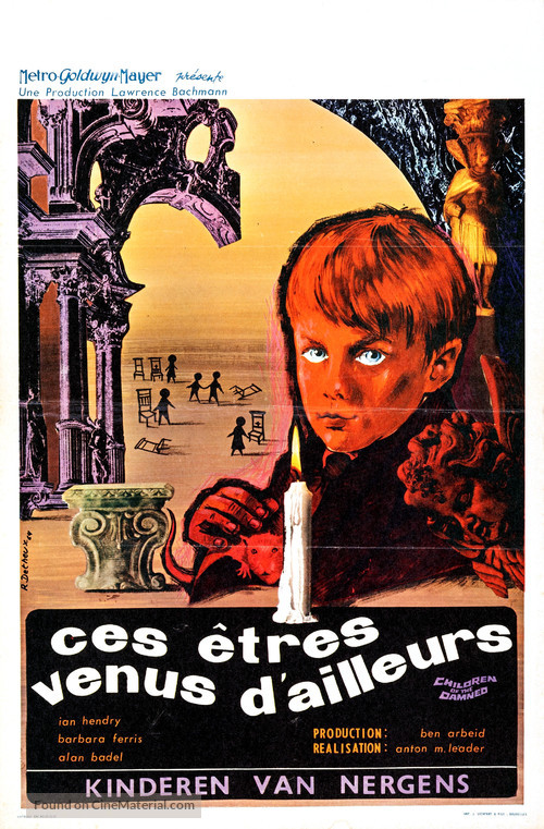 Children of the Damned - Belgian Movie Poster
