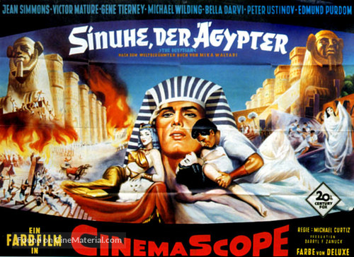 The Egyptian - German Movie Poster