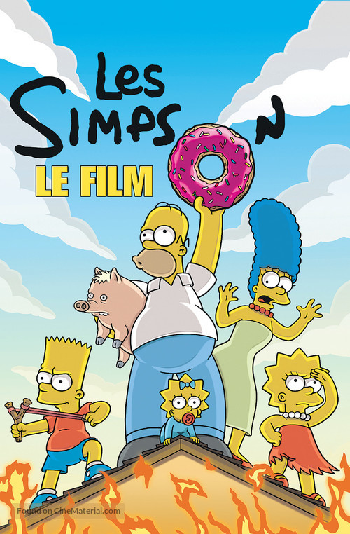The Simpsons Movie - French Movie Poster