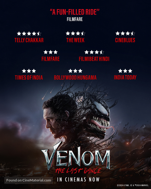 Venom: The Last Dance - Indian Movie Poster