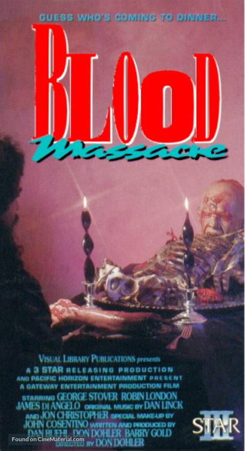 Blood Massacre - VHS movie cover