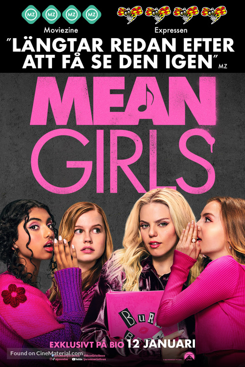 Mean Girls - Swedish Movie Poster