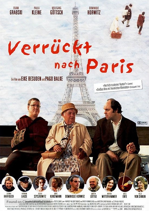 Verr&uuml;ckt nach Paris - German Movie Poster