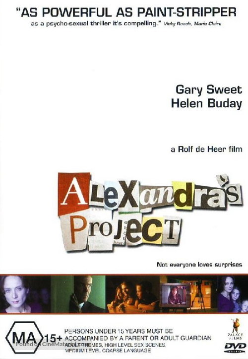 Alexandra&#039;s Project - Australian DVD movie cover