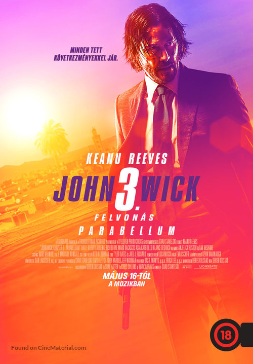 John Wick: Chapter 3 - Parabellum - Hungarian Movie Poster
