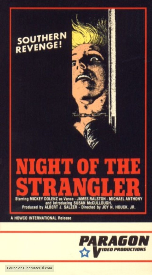 Night of the Strangler - VHS movie cover