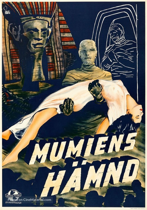 The Mummy&#039;s Hand - Swedish Movie Poster