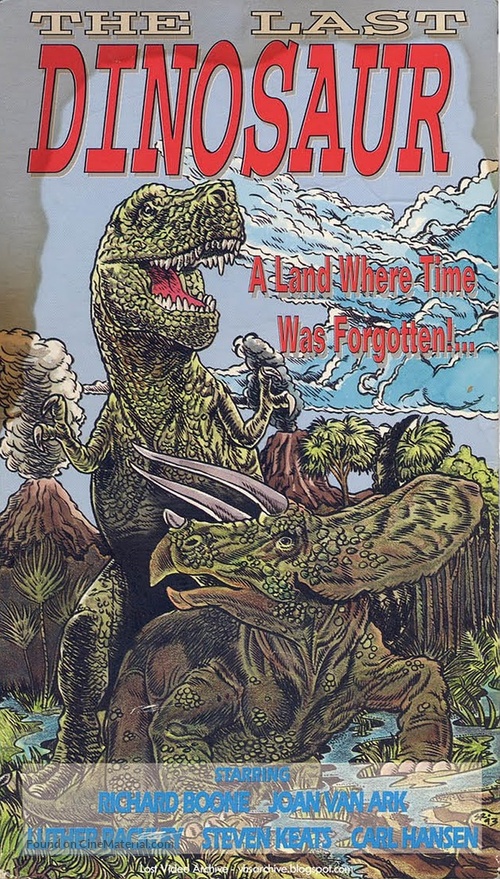 The Last Dinosaur - VHS movie cover