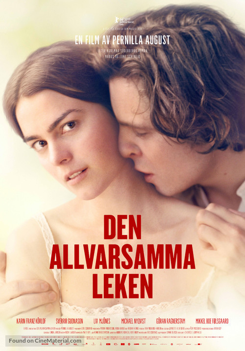 Den allvarsamma leken - Swedish Movie Poster