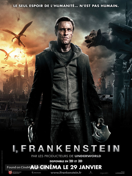 I, Frankenstein - French Movie Poster