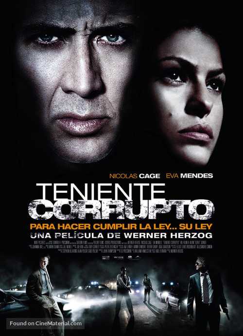 The Bad Lieutenant: Port of Call - New Orleans - Spanish Movie Poster