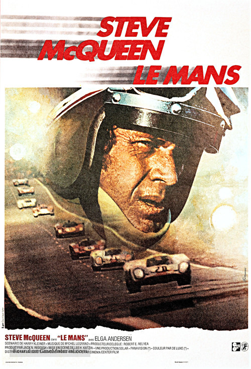 Le Mans - French Movie Poster