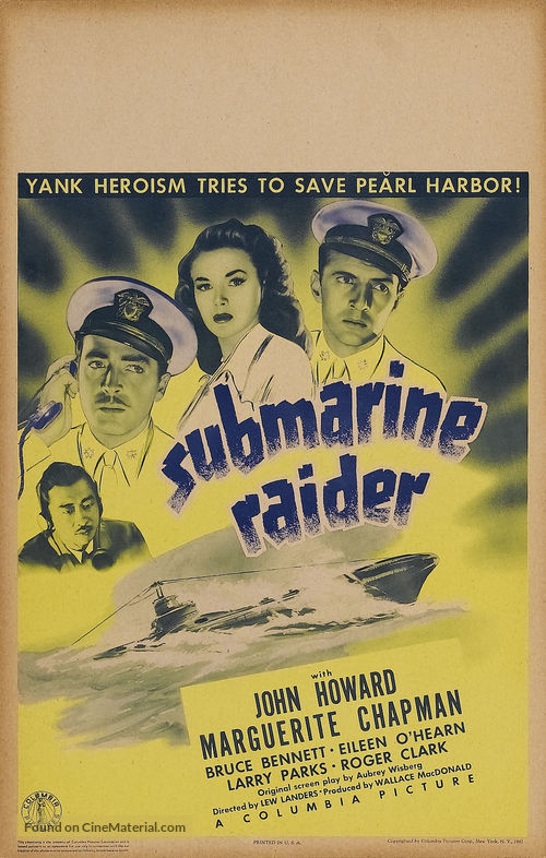 Submarine Raider - Movie Poster