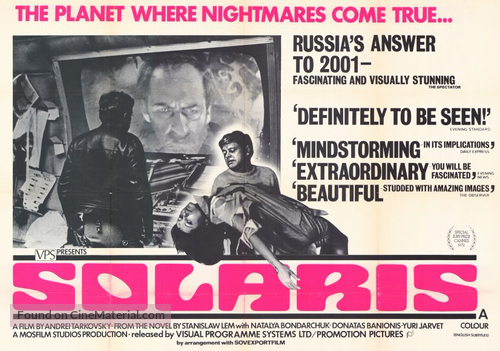 Solyaris - British Movie Poster