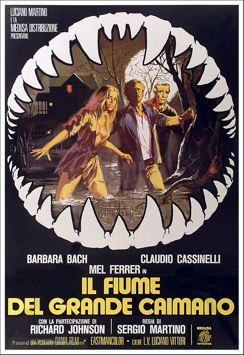 Il fiume del grande caimano - Italian Movie Poster