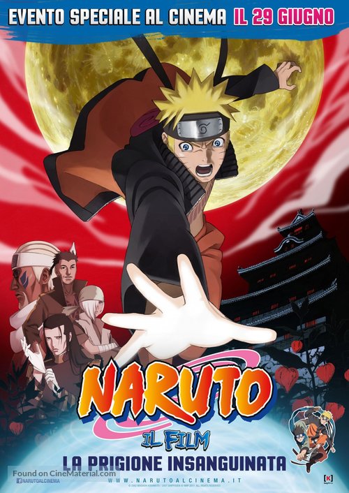 Gekijouban Naruto: Buraddo purizun - Italian Movie Poster