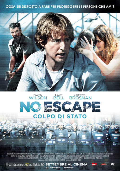 No Escape - Italian Movie Poster