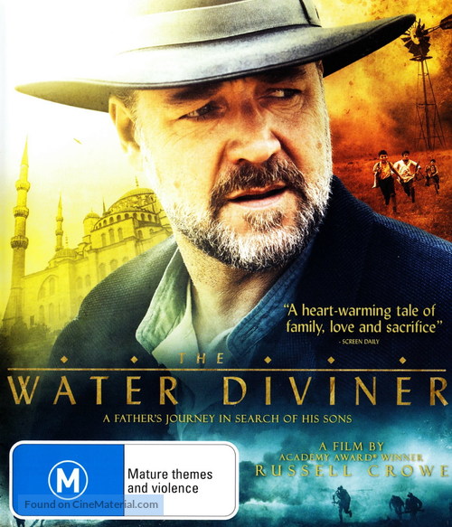 The Water Diviner - Australian Blu-Ray movie cover