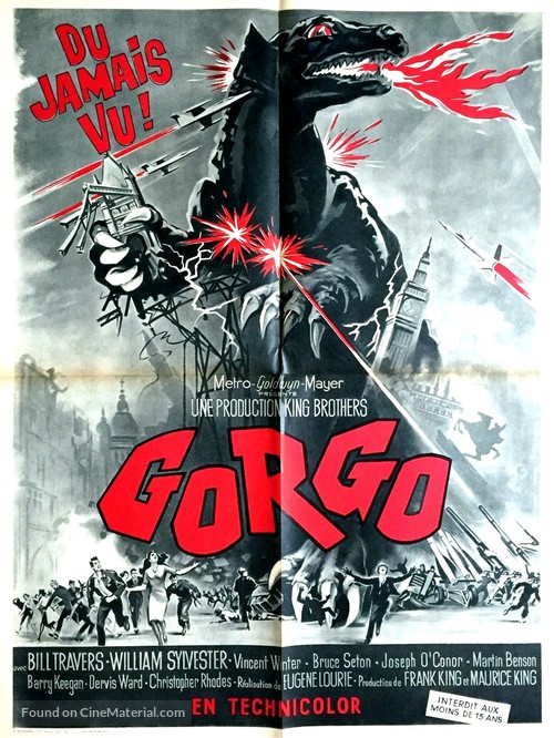 Gorgo - French Movie Poster