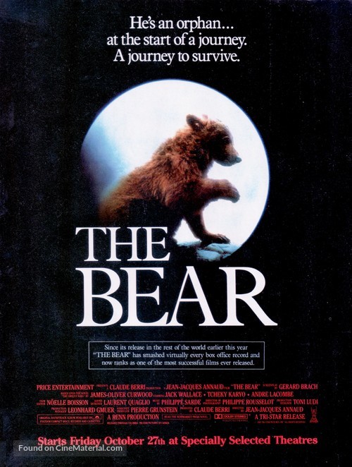 L&#039;ours - Movie Poster