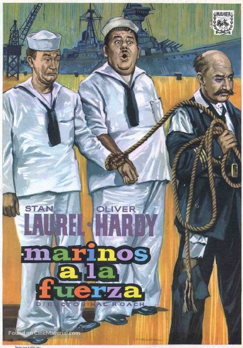 Saps at Sea - Spanish Movie Poster