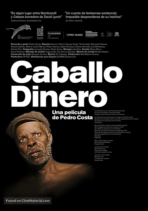 Cavalo Dinheiro - Spanish Movie Poster