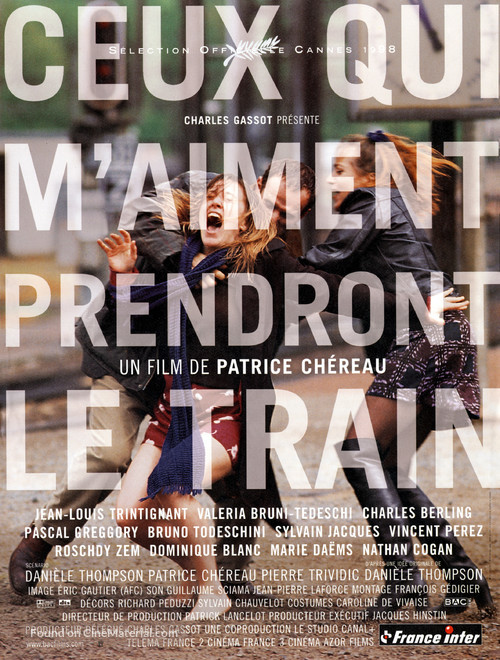 Ceux qui m&#039;aiment prendront le train - French Movie Poster
