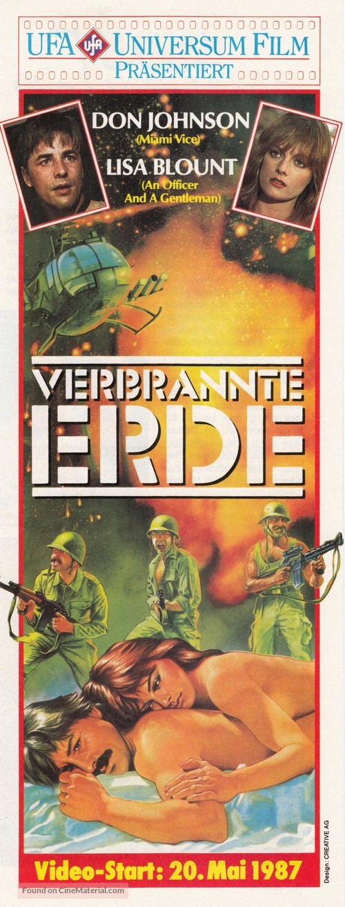 Cease Fire - German Video release movie poster