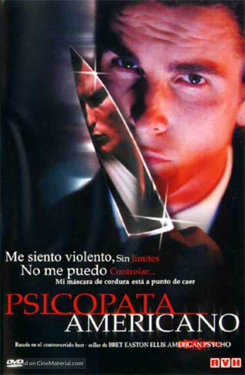 American Psycho - Argentinian DVD movie cover