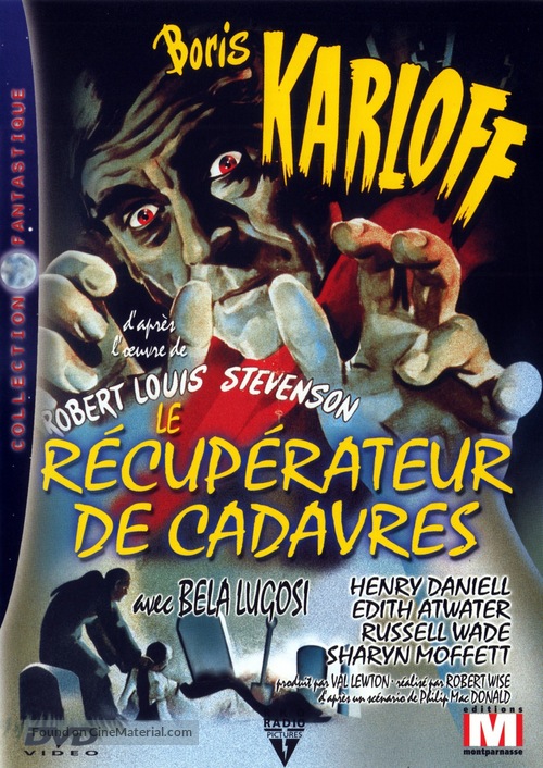 The Body Snatcher - French DVD movie cover