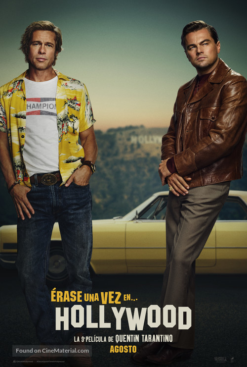 Once Upon A Time In Hollywood 2019 Spanish Movie Poster   Once Upon A Time In Hollywood Spanish Movie Poster 