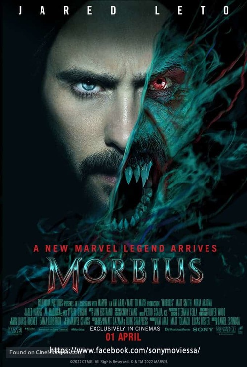 Morbius - British Movie Poster