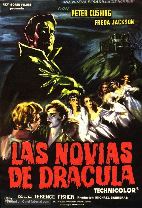 The Brides of Dracula - Spanish Movie Poster