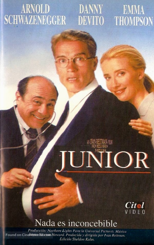 Junior - Argentinian VHS movie cover