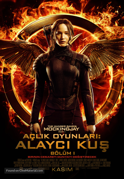 The Hunger Games: Mockingjay - Part 1 - Turkish Movie Poster