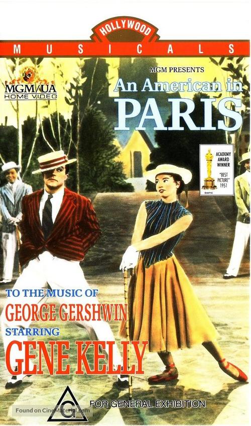 An American in Paris - Australian VHS movie cover